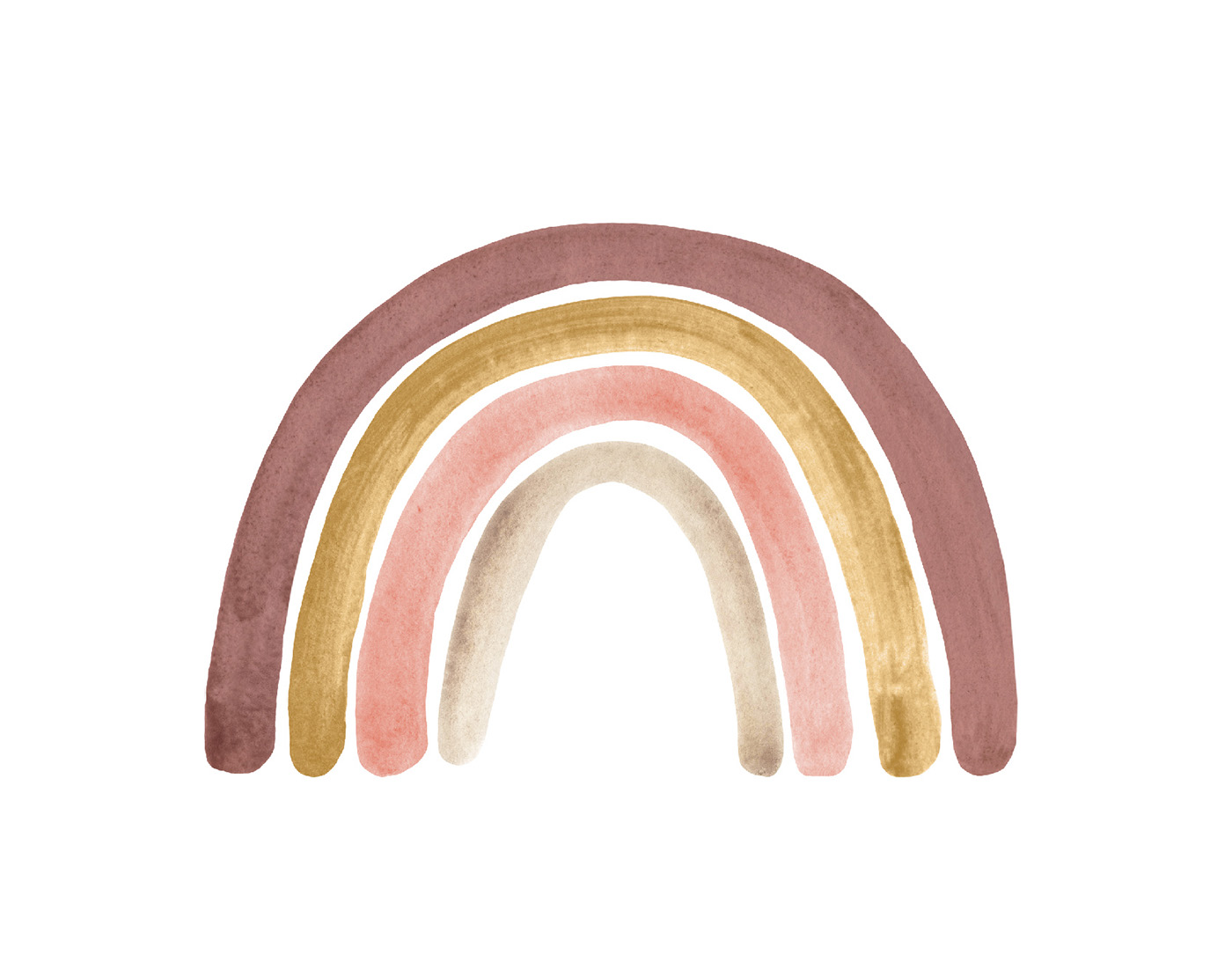 Babylove, little dusty pink rainbow, väggklistermärke 12 st - Bild 6