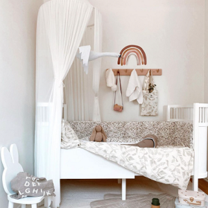 Babylove, little dusty pink rainbow, väggklistermärke 12 st