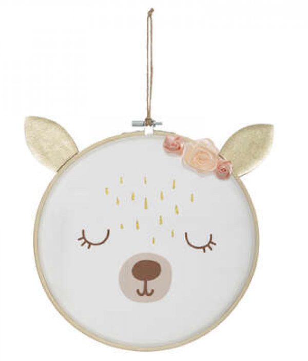 Väggdekoration till barnrummet, teddy