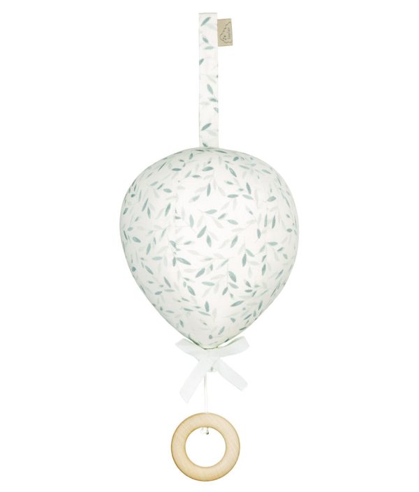 Cam Cam, musikmobil ballong med rosett, Green leaves