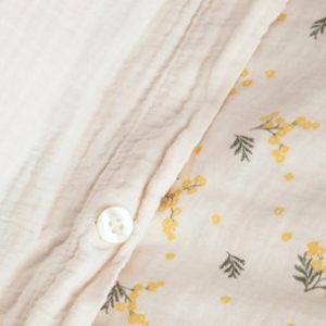 Garbo & Friends, bäddset i muslin junior, Mimosa