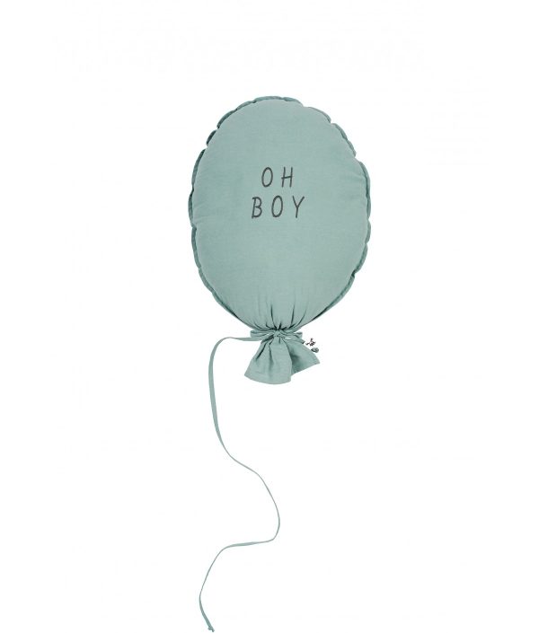 Väggdekoration och kudde, Oh boy-mint