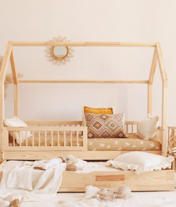 Hussäng Alex natur 90x190 cm med extra säng