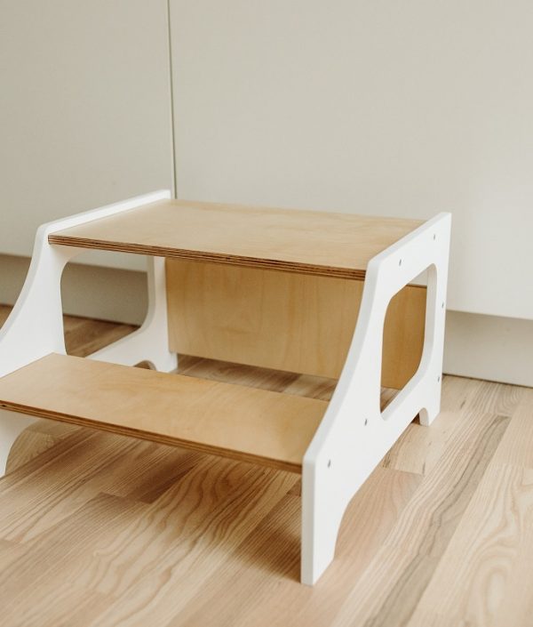 Duck Woodworks, Kökspall vit/natur