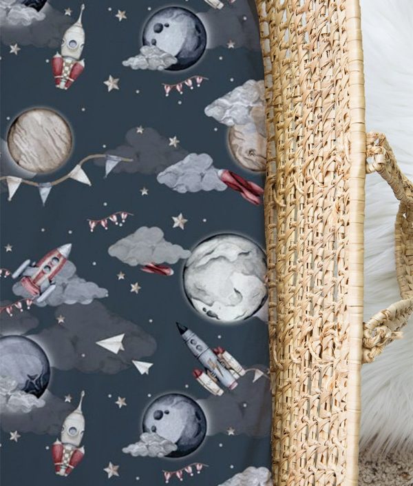 Dra-på-lakan till vagn/vagga, Rockets