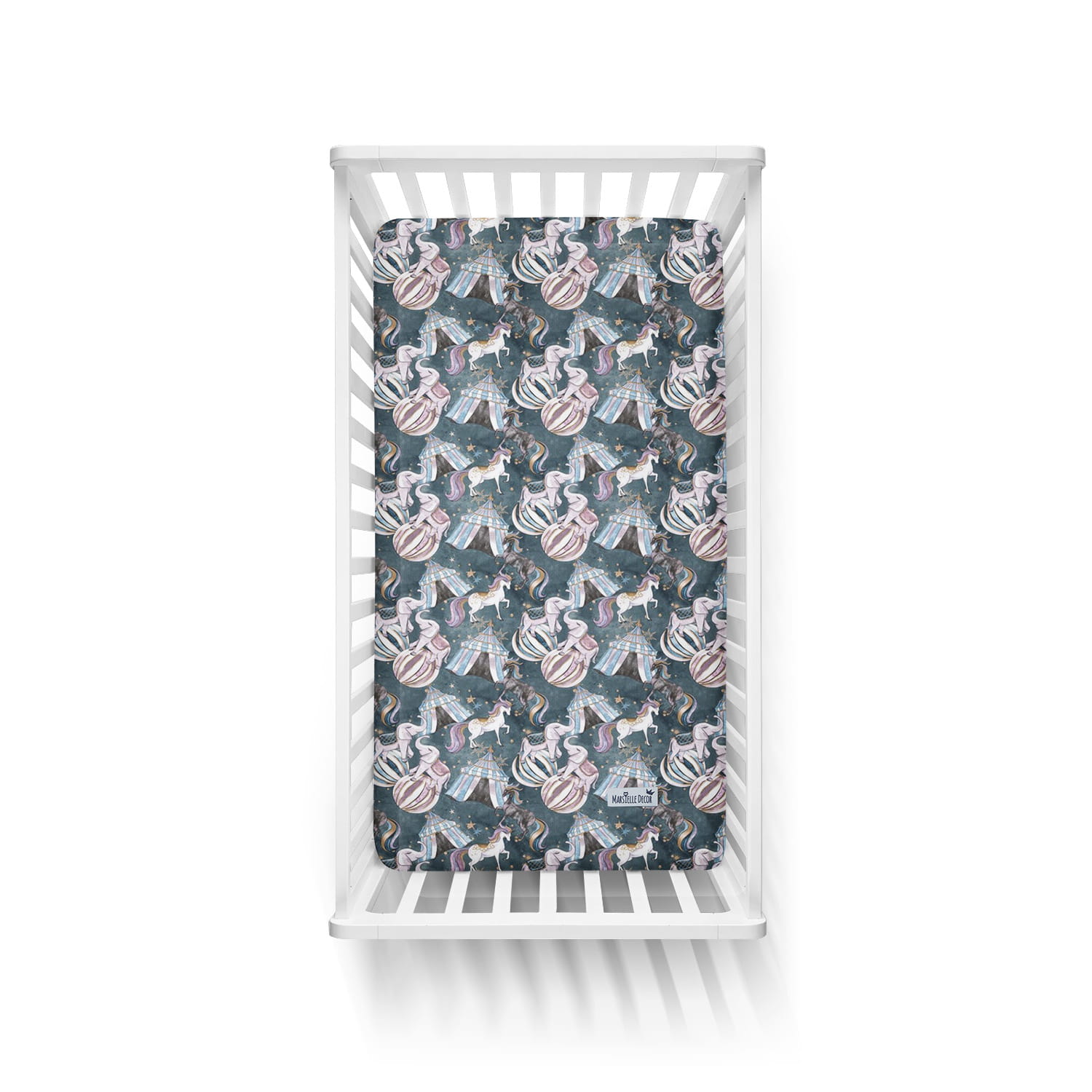 Dra-på-lakan till juniorsäng, Candy circus