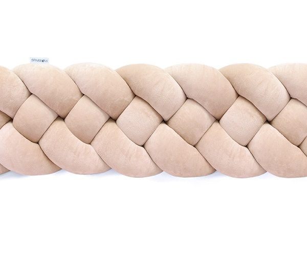 Spjälsängsskydd flätad, Beige