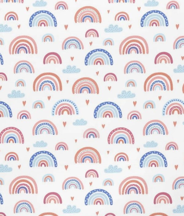 Spjälsängsskydd Happy Rainbow