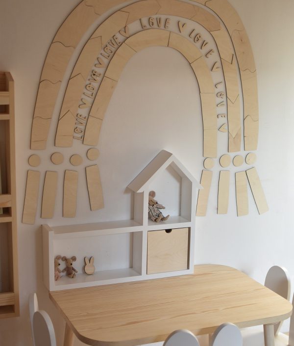 Väggdekoration regnbåge