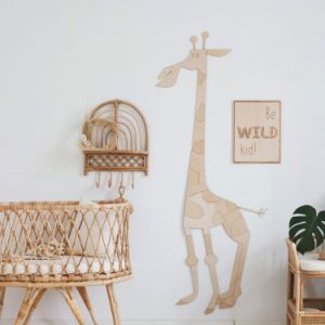 Väggdekoration giraff