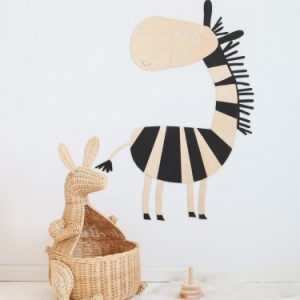Väggdekoration zebra