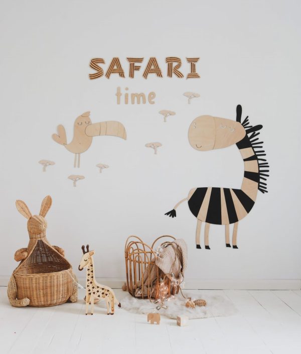 Väggdekoration zebra