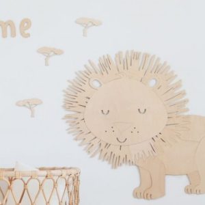 Väggdekoration lejon