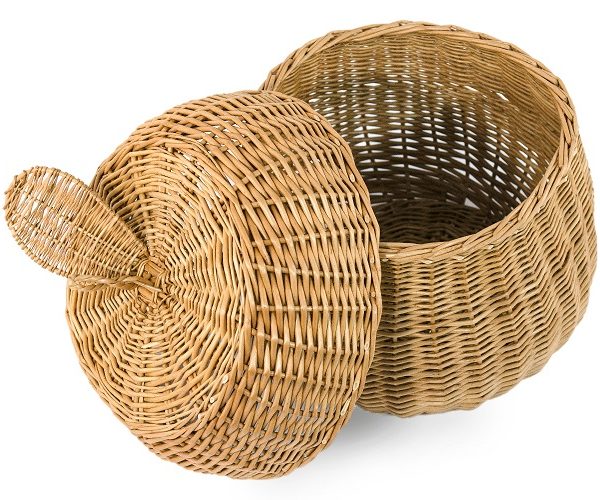 Lilu, natur förvaringskorg i rotting Apple