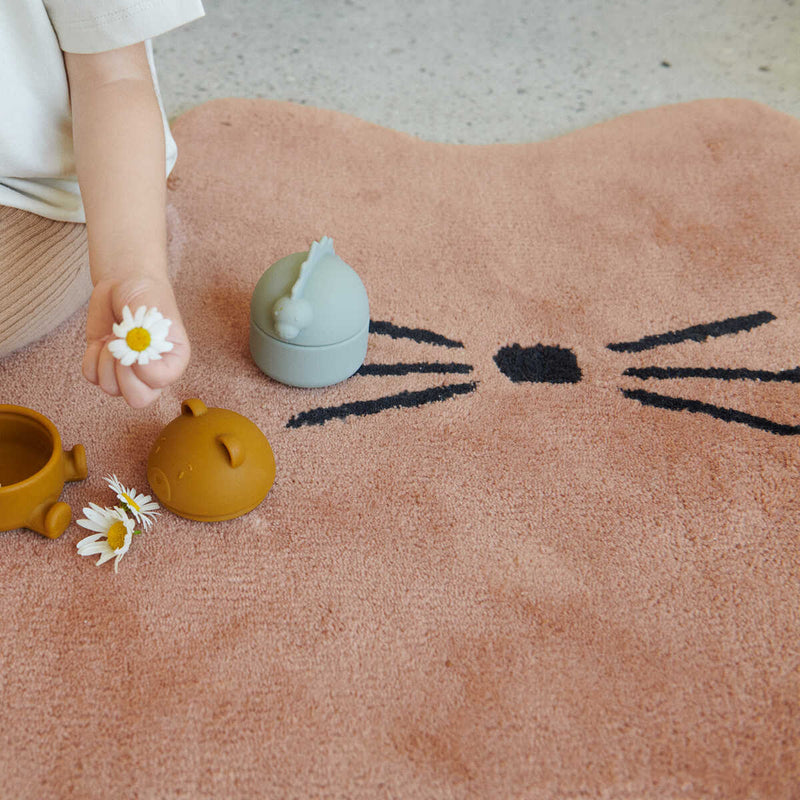 Liewood, Jena matta till barnrummet, Cat Tuscany rose mix - Bild 4