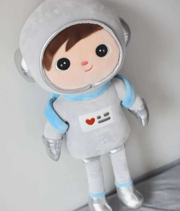 Astronaut, stor docka med namn