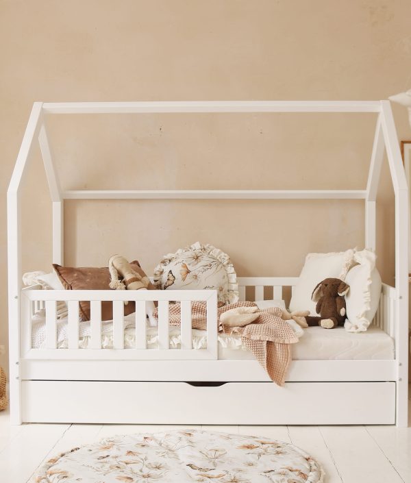 Hussäng Bianca vit 90x190 cm med extra säng