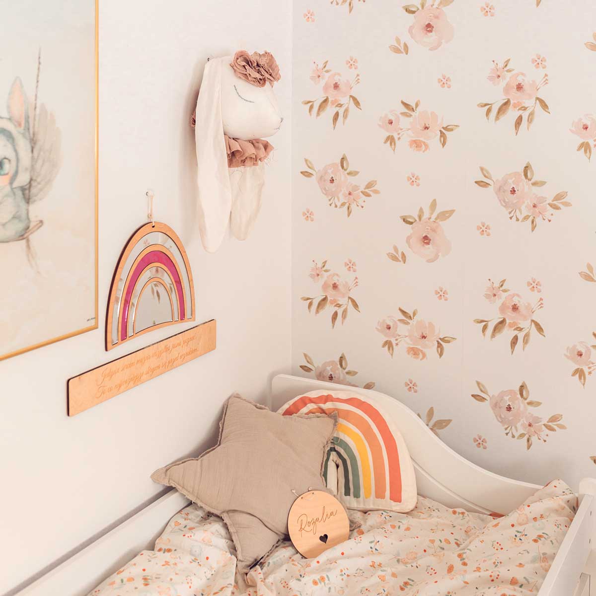 Djurhuvud magisk kanin, väggdekoration till barnrummet - Bild 2