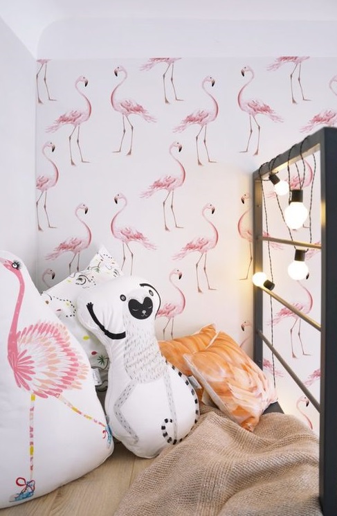 Dekornik, tapet Flamingos - Bild 3