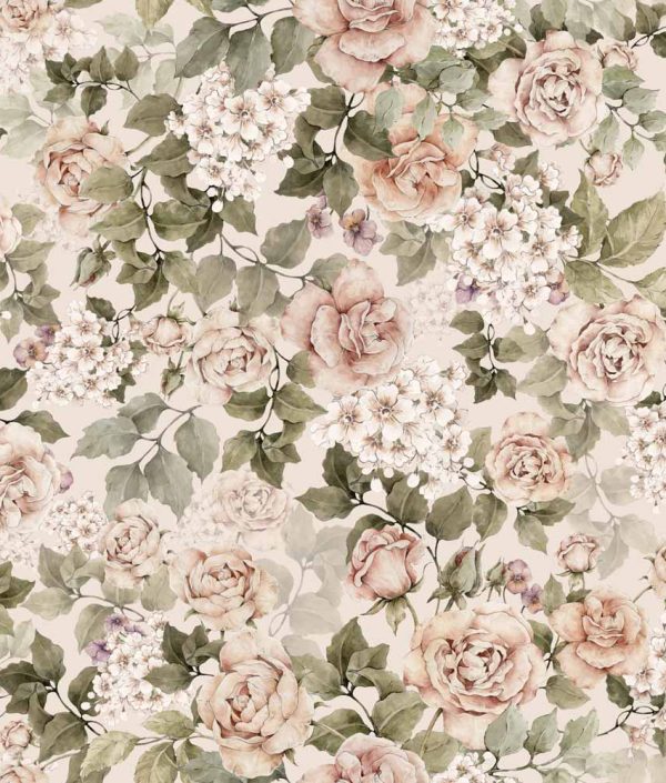 Dekornik, tapet Roses In Summer