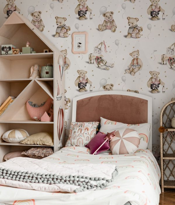 Dekornik, tapet Teddy Bears French