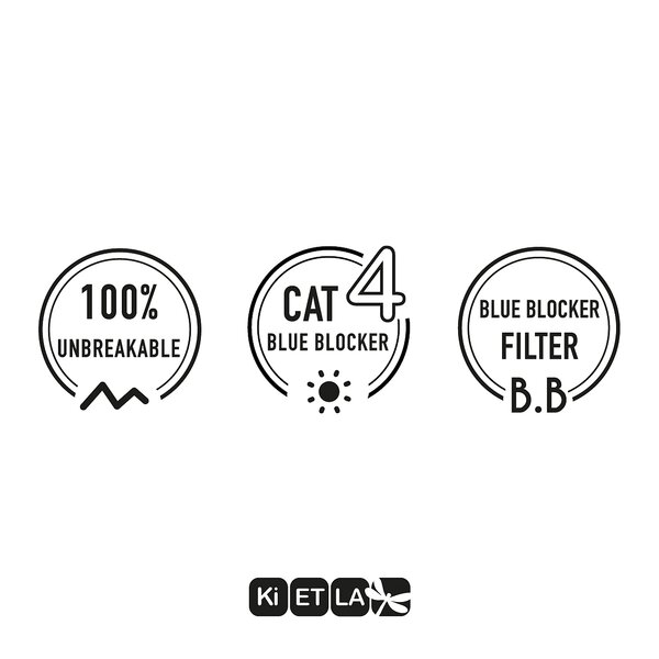 Kietla, solglasögon för barn 0-1 år, Diabola, Khaki - Bild 9