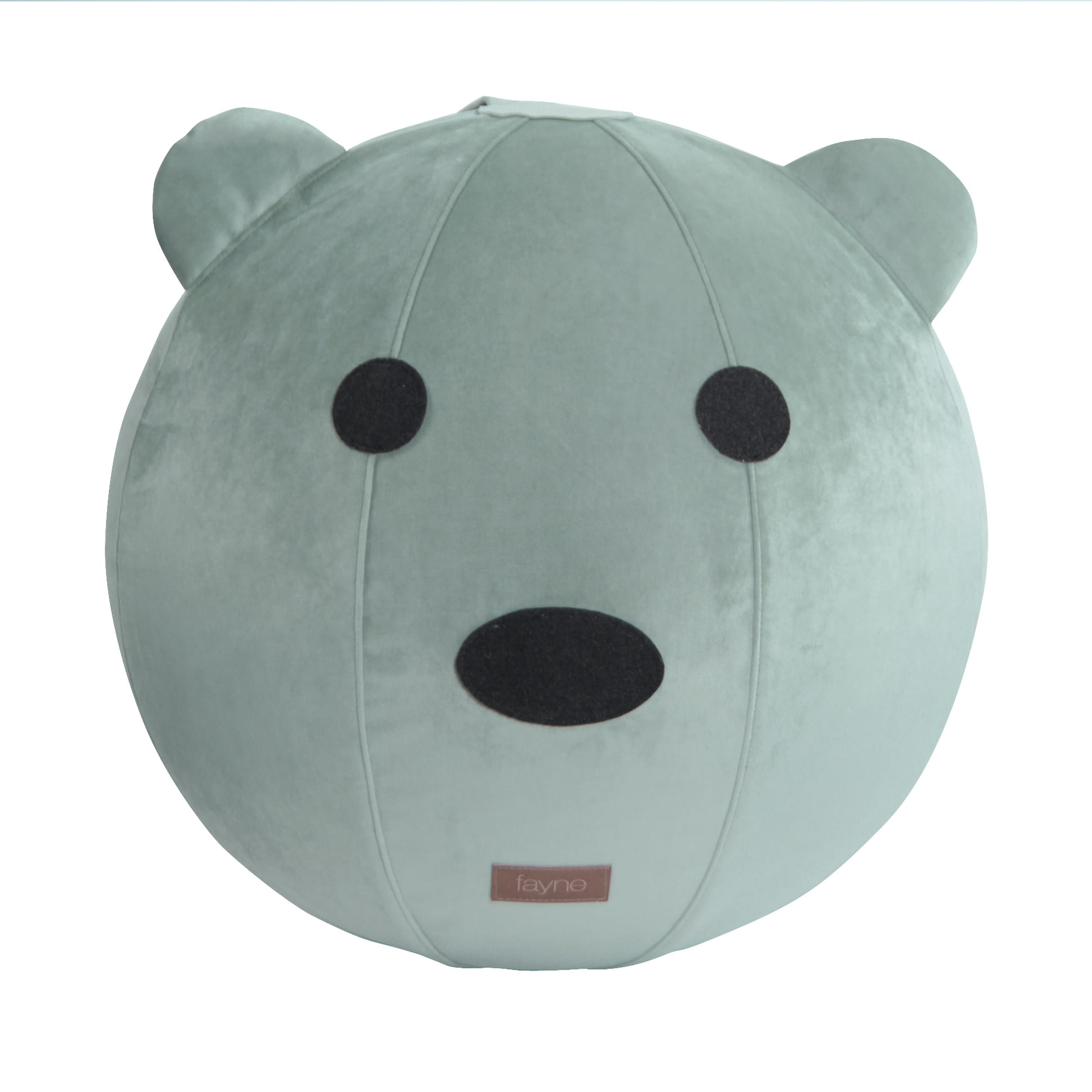 Fayne, sittboll teddy, grön