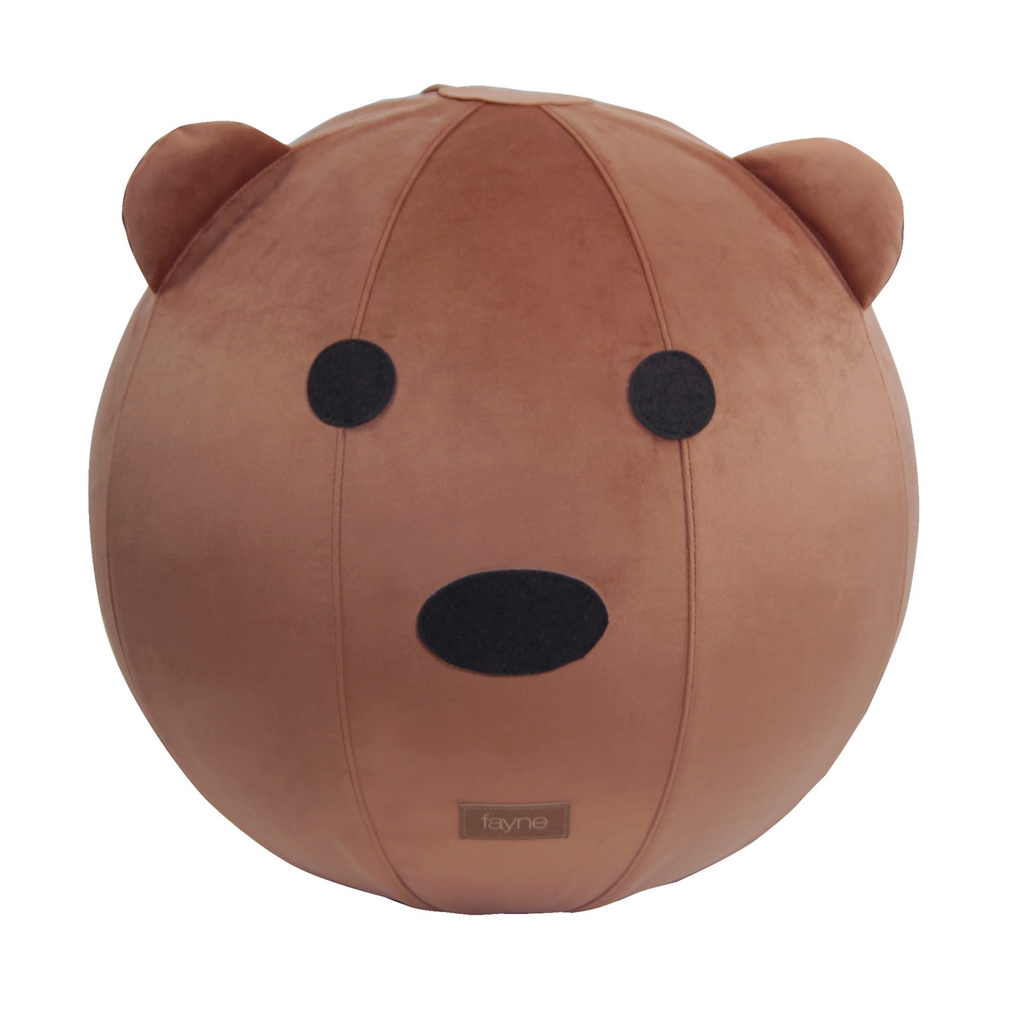 Fayne, sittboll teddy, ljusbrun