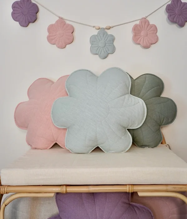 Moi Mili, kudde i linne, Bloom MInt
