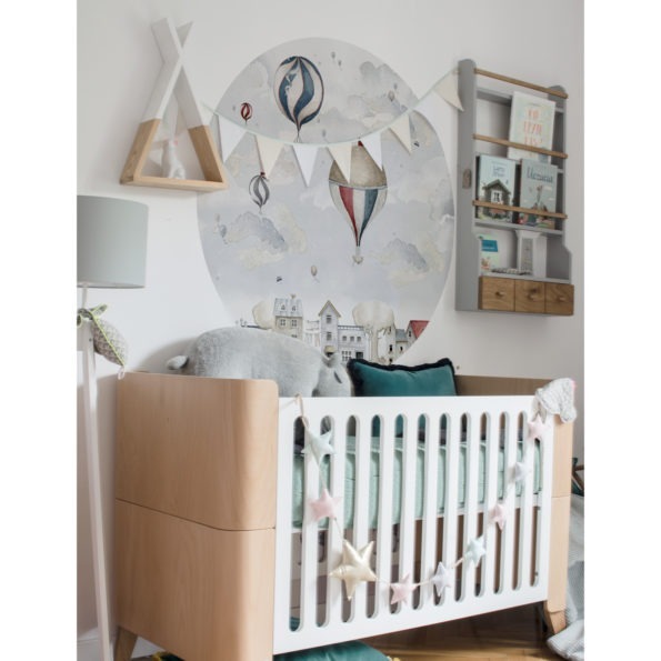 Dekornik, Balloons in a circle, väggklistermärken till barnrum - Bild 3