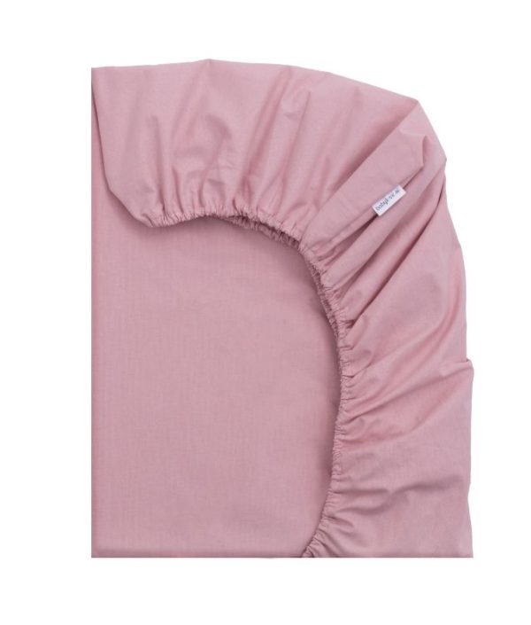 Babylove, Rosa dra-på-lakan 80x160 till juniorsäng/barnsäng