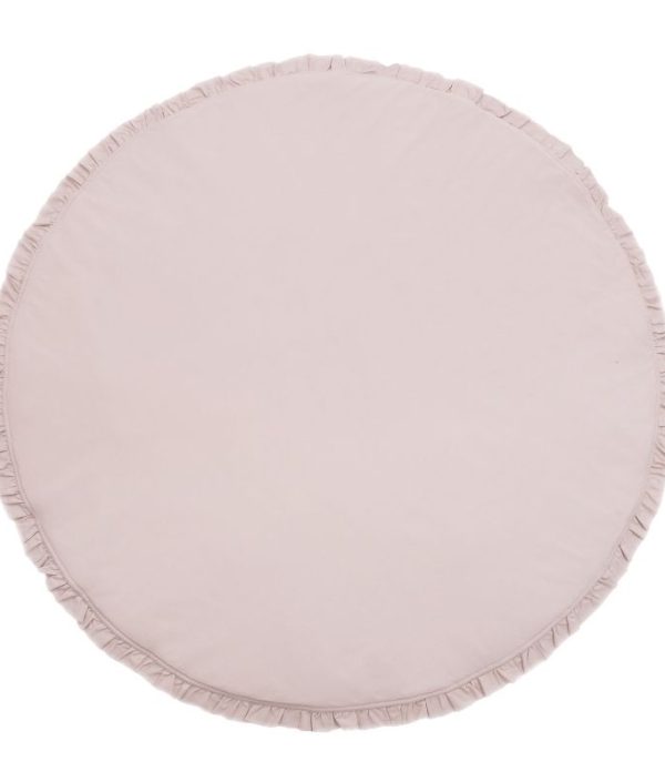 Babylove, rund lekmatta med volanger, natur