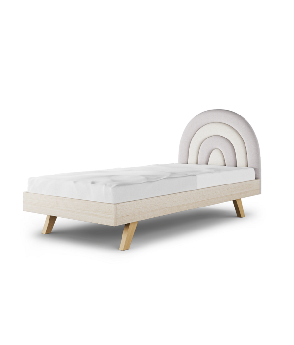 Sänggavel till barnsängen, Sand regnbåge, 90 cm