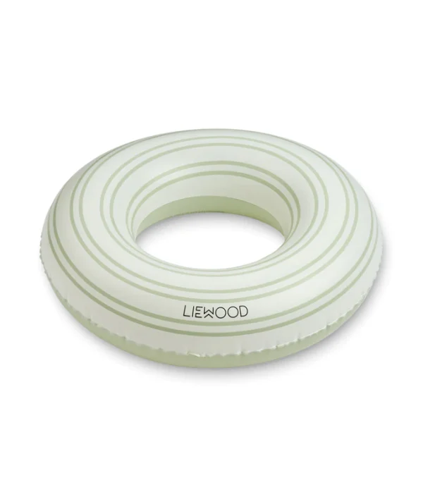Liewood, Baloo badring, Stripe Dusty mint/Creme de la Creme