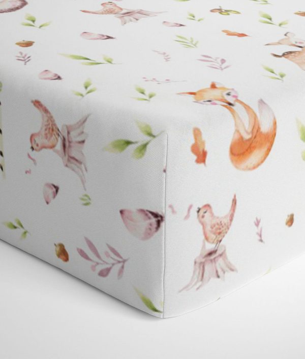 Dra-på-lakan till juniorsäng, Roe & Friends