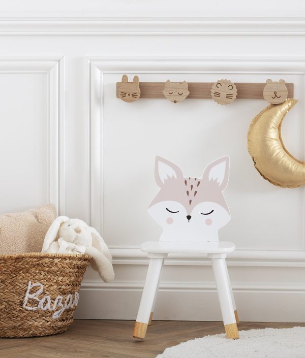 Trästol till barnrummet, fox