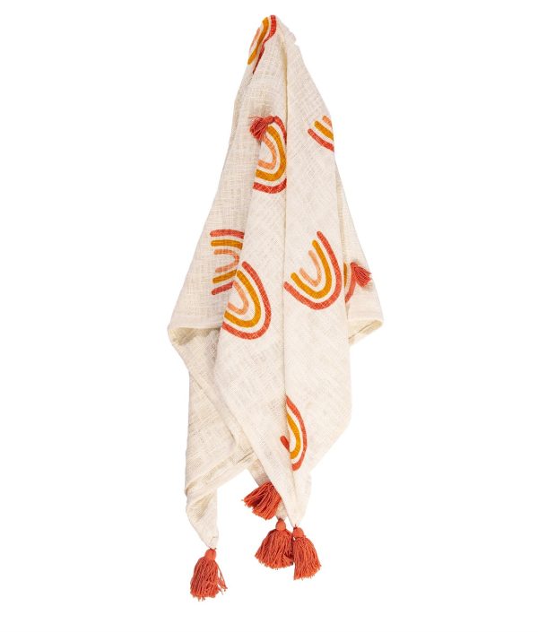 Sass&Belle, bomullsfilt Earth Rainbow