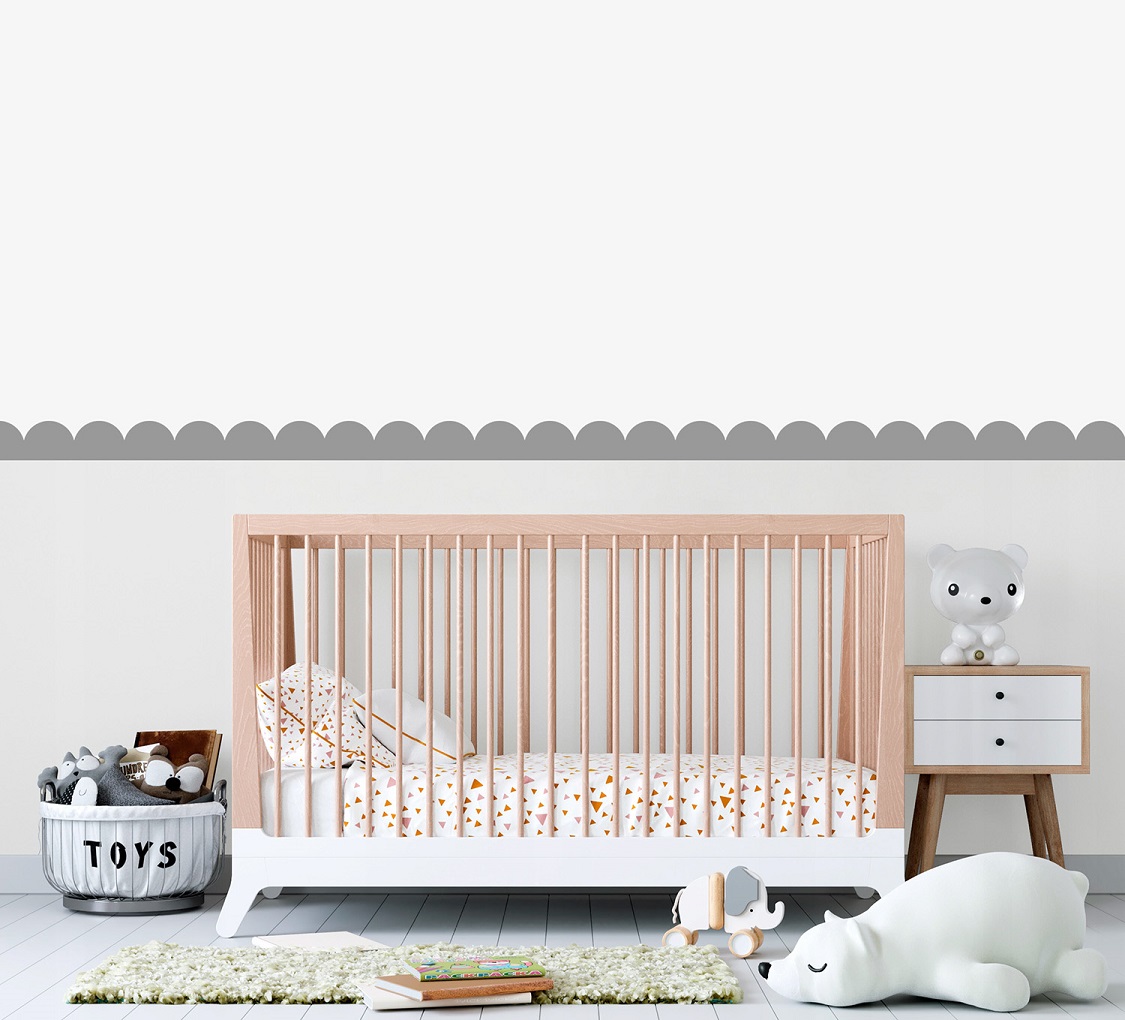 Väggklistermärken Grå Cirklar - Bild 2