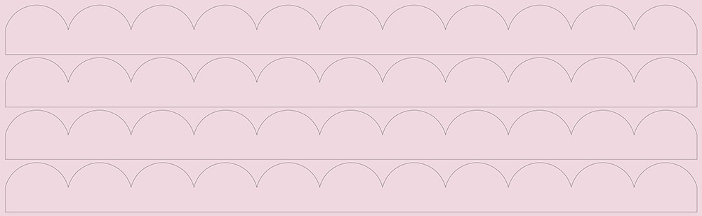 Väggklistermärken Puderrosa Cirklar - Bild 4