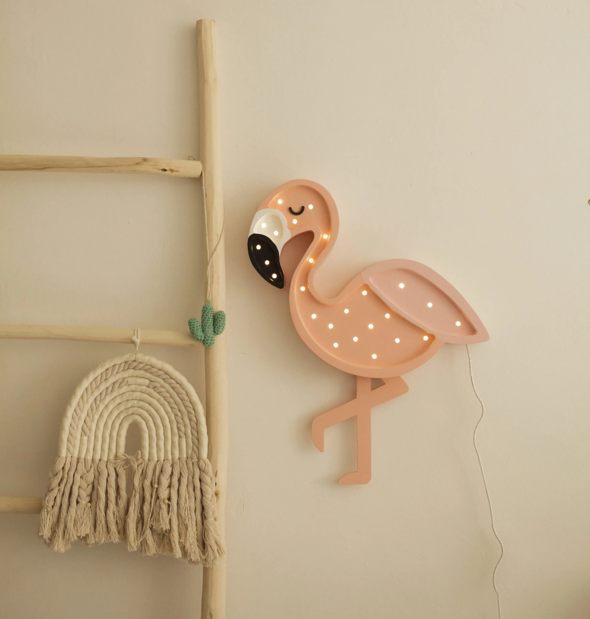 Little Lights, Nattlampa till barnrummet, Flamingo - Bild 3