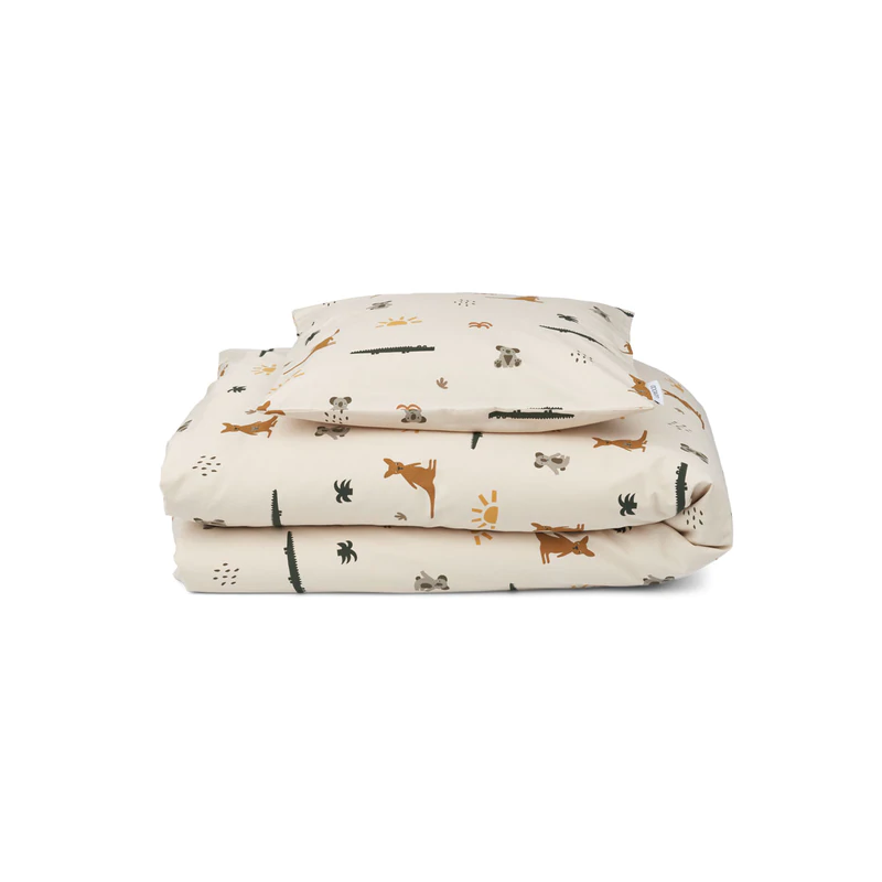 Liewood, Ingeborg bäddset junior, Aussie sea shell mix