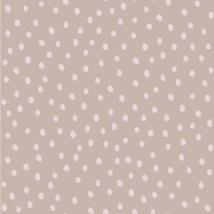 Dekornik, tapet Irregular Dots Powder Pink Cappucino