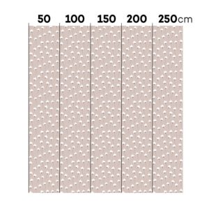 Dekornik, tapet Daisies On Powder Pink