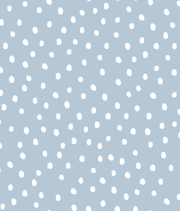 Dekornik, tapet Irregular Dots Light Blue