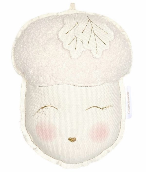 Cotton & Sweets, sängmobil väggdekoration vanilj ekollon