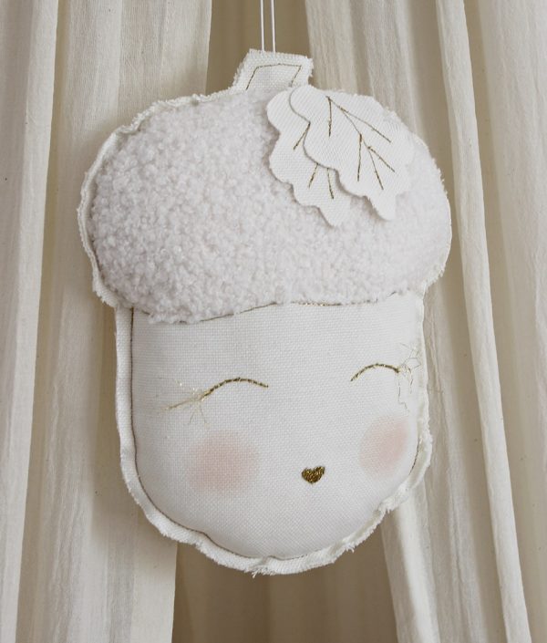 Cotton & Sweets, sängmobil väggdekoration vanilj ekollon