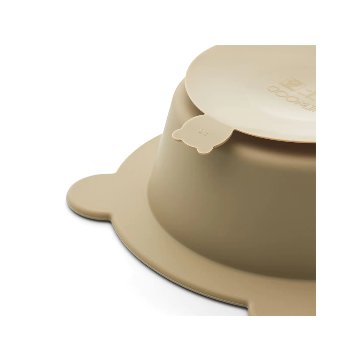 Liewood, 2-pack silikonskål med sugkopp Peony, Sandy oat mix - Bild 4