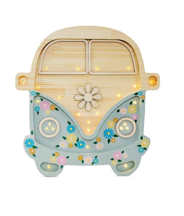 Little Lights, Nattlampa till barnrummet, Flower power buss