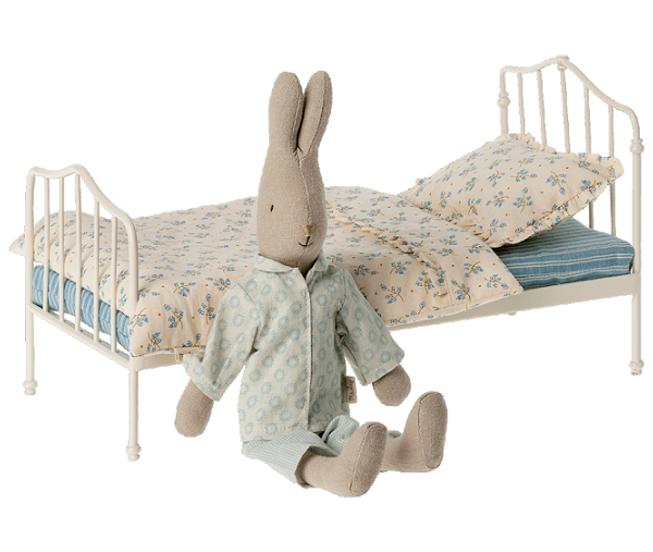 Maileg, Säng till dockhuset mini, blå