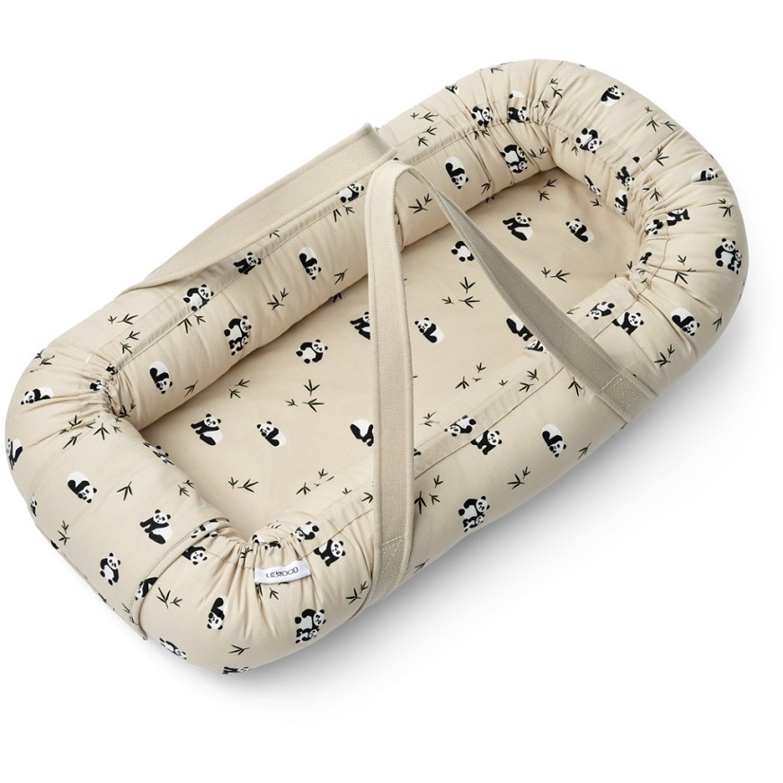 Liewood, babylift babynest, Panda play sea shell mix